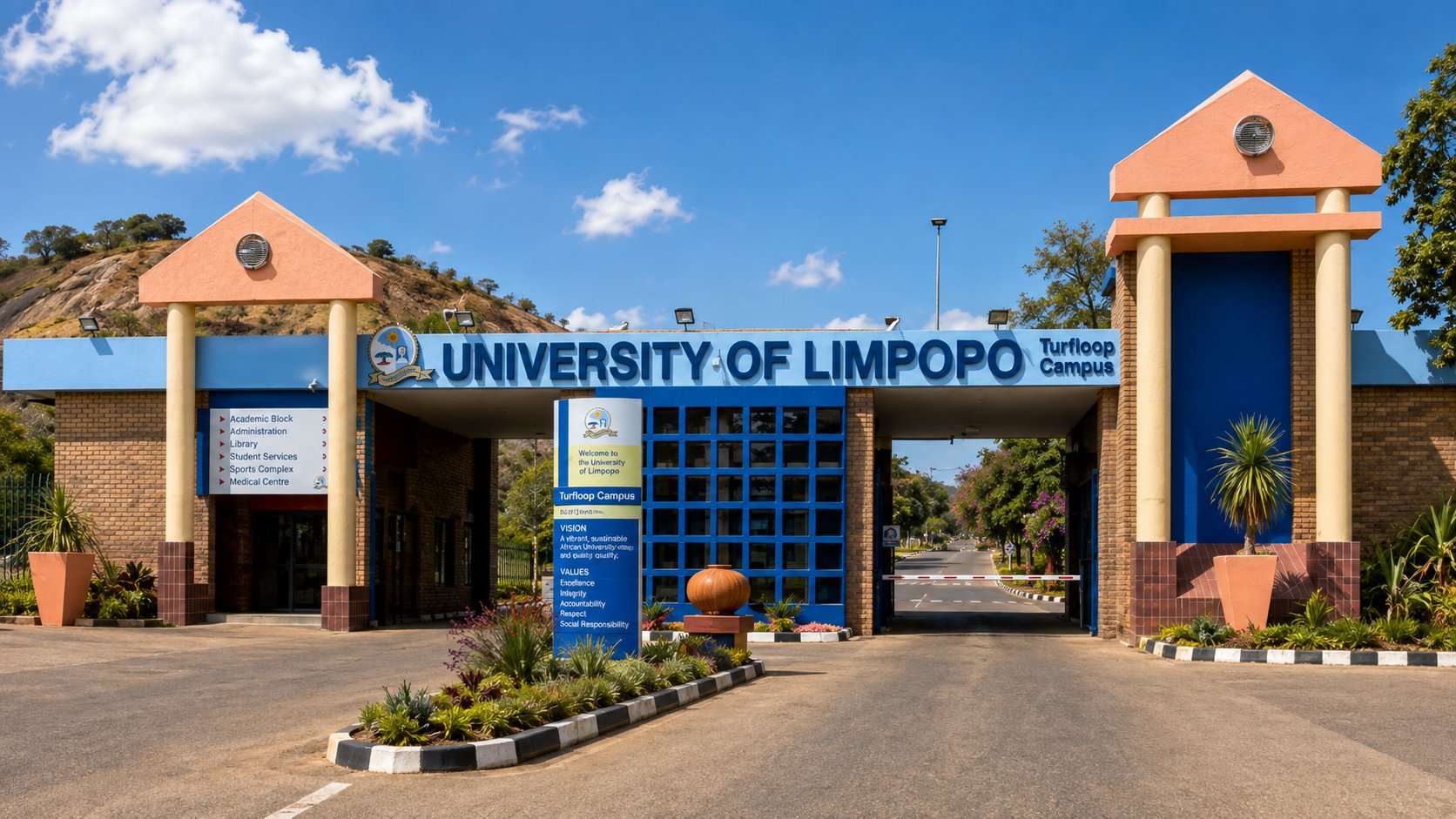 University of Limpopo, Turfloop Campus entrance