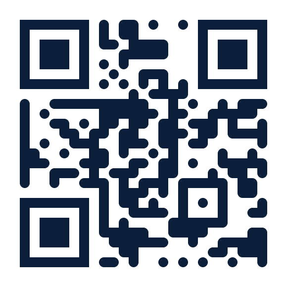 QR code to open a WhatsApp chat with the Patrick and Johanna Foundation